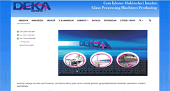 Desktop Screenshot of dekamakine.com.tr